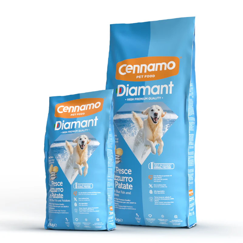 DIAMANT Dog Adult All Breeds con Pesce Azzurro e Patate