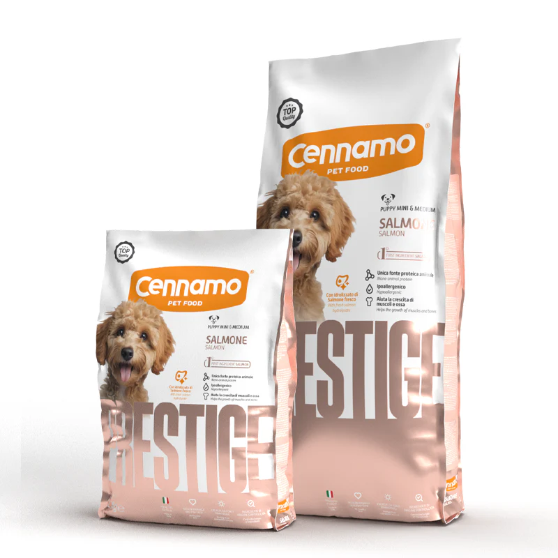 PRESTIGE Dog Puppy Mini & Medium Salmone